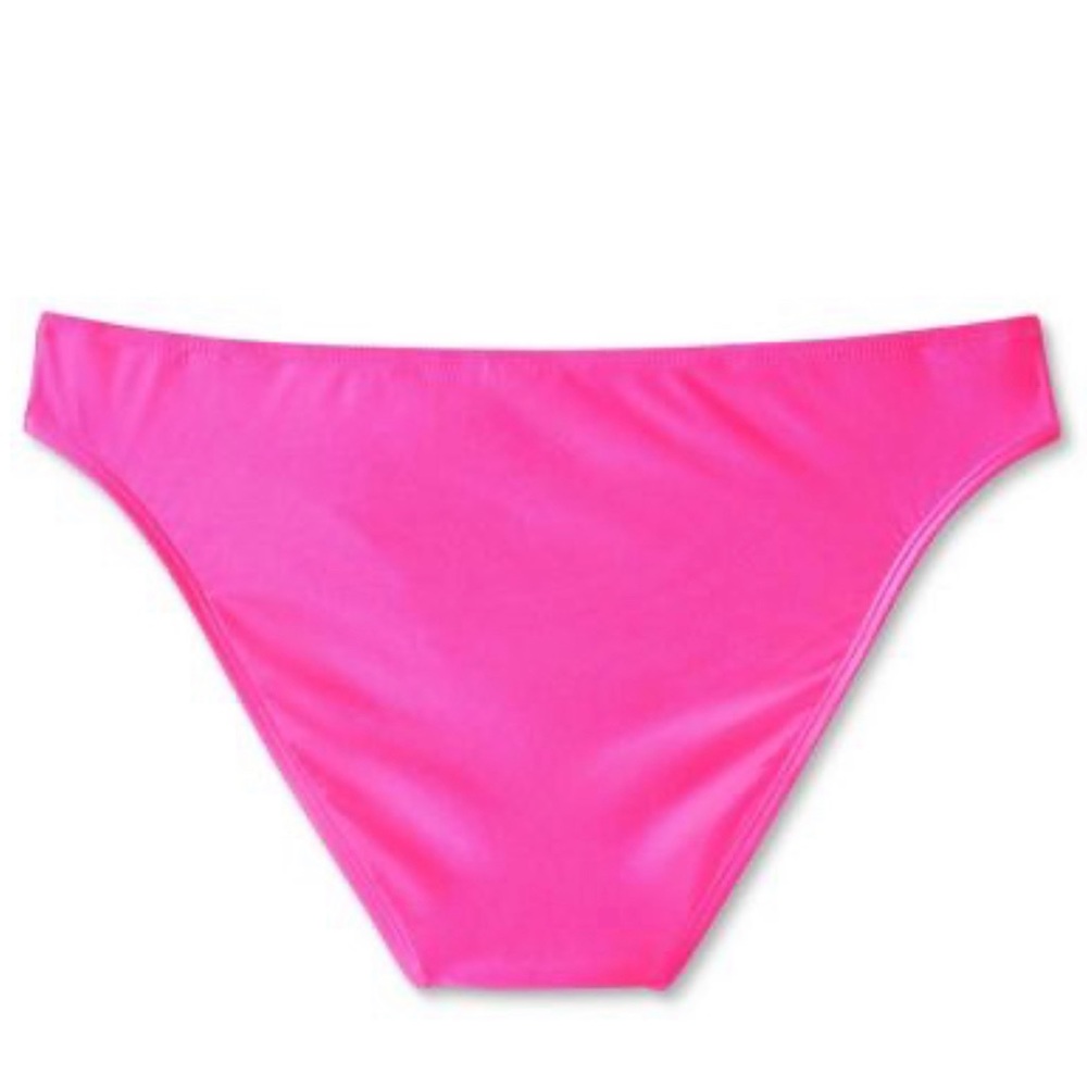 WILD FABLE WOMENS CHEEKY BIKINI BOTTOM PINK SHINE NWT - Picture 4 of 5